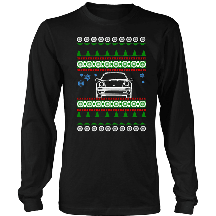 German Car Porsche 911 Turbo Ugly Christmas Sweater, hoodie and long sleeve t-shirt front view sweatshirt