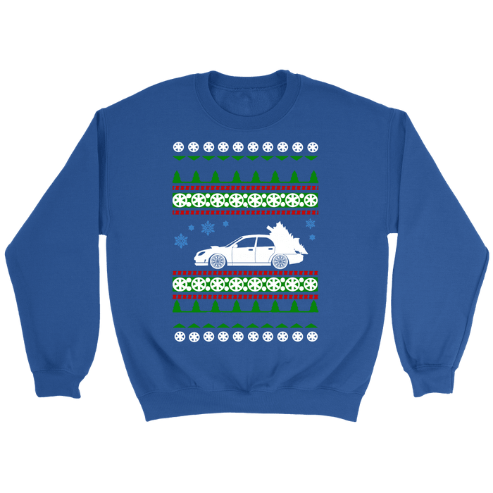 Japanese Car WRX STI Hawkeye Ugly Christmas Sweater, hoodie and long sleeve t-shirt sweatshirt