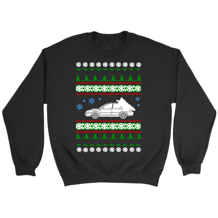 Japanese Car WRX Wagon Ugly Christmas Sweater Sweatshirt and Hoodie sweatshirt