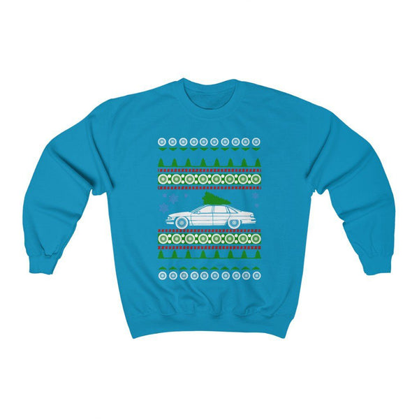 Car like a Caprice Classic 1992 Ugly Christmas Sweater Sweatshirt