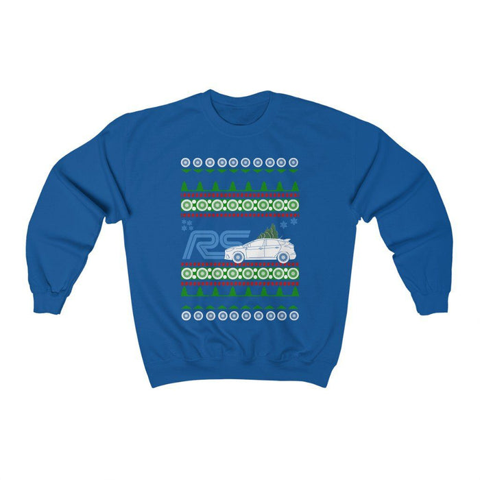 Car like Ford Focus RS 2017+ Ugly Christmas sweater sweatshirt