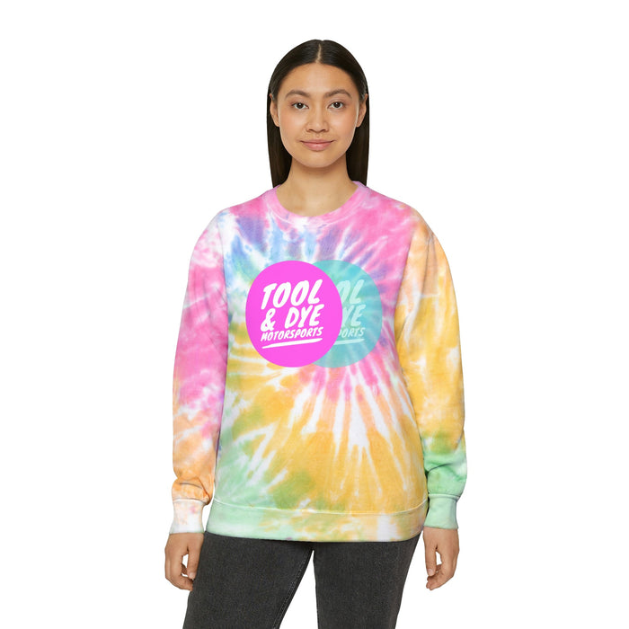 Tool and Dye Motorsports Logo Tie-Dye Sweatshirt