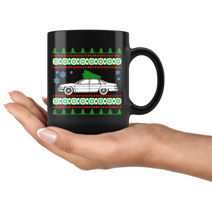 Chevy Caprice Classic Ugly Christmas Sweater Mug