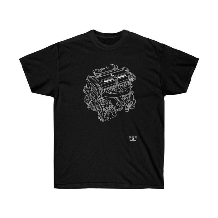 Engine Blueprint Series 4G63 Mivec t-shirt (for UK customers only--this item prints and ships from the UK)