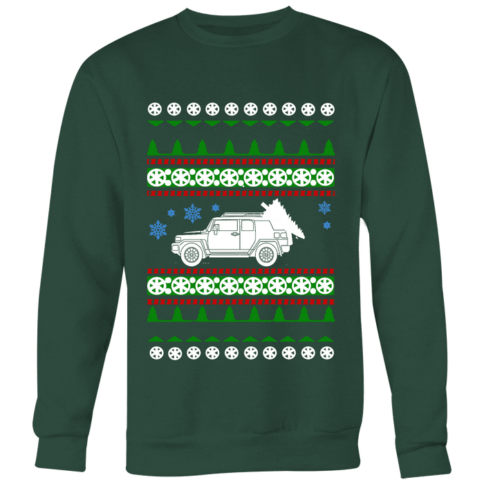 Toyota FJ Cruiser Ugly Christmas Sweater Holiday party shirt sweatshirt