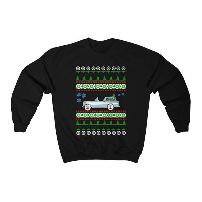 Truck like International Scout 2 custom blue Ugly Christmas Sweater Sweatshirt