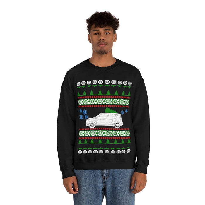 UK Car like a Soul Ugly Christmas Sweater kia