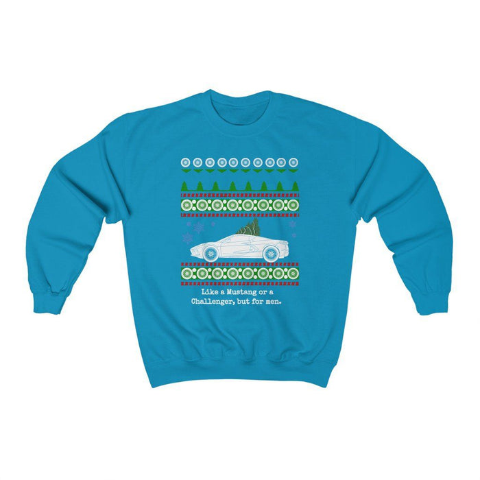 Corvette men C8 Ugly Christmas Sweater Sweatshirt