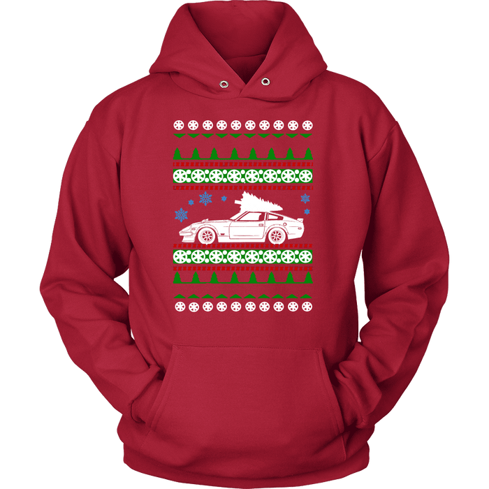 Datsun 280ZX Ugly Christmas Sweater Hoodie and long sleeve t-shirt sweatshirt