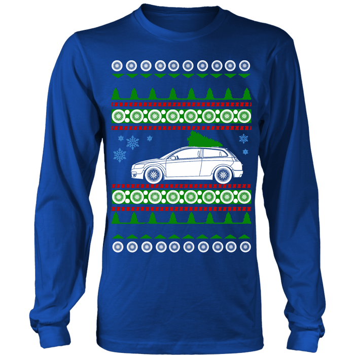 European Car Hatchback C30 Swedish Car like a  Ugly Christmas Sweater sweatshirt