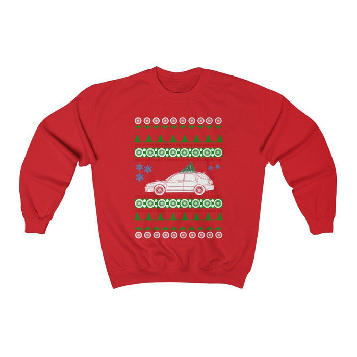 Japanese car like a WRX Wagon Ugly Christmas Sweater Sweatshirt more colors