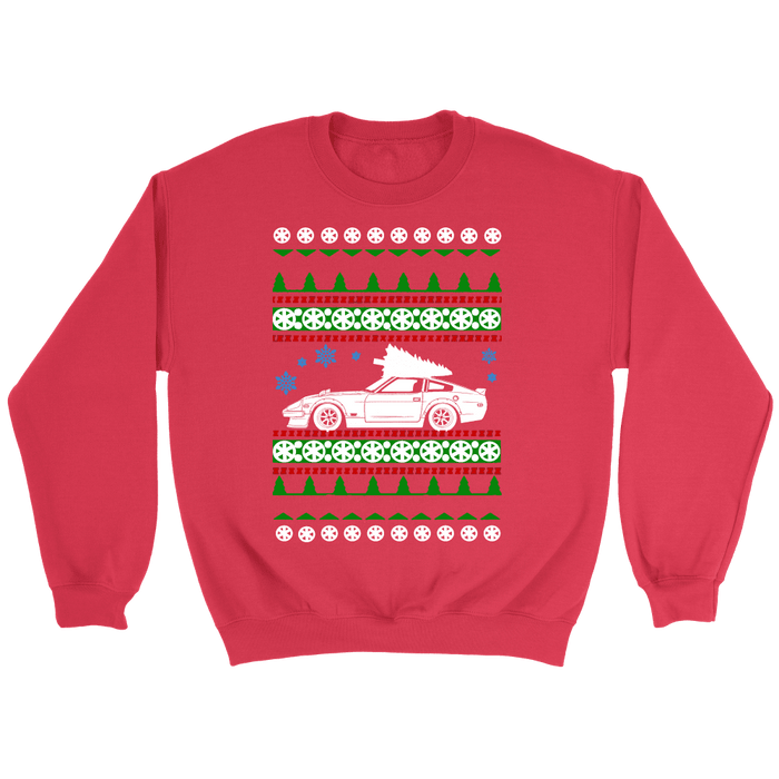 Datsun 280ZX Ugly Christmas Sweater Hoodie and long sleeve t-shirt sweatshirt