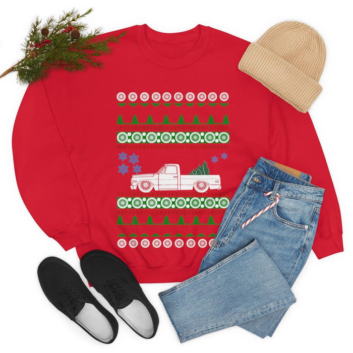 C10 Fleetside Ugly Christmas Sweater Sweatshirt