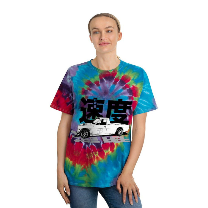 Truck like a Datsun Sunny Truck Tie-Dyed T-shirt Kanji Japanese Speed