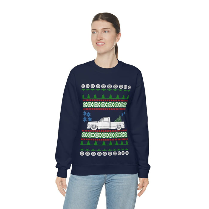 C10 Fleetside Ugly Christmas Sweater Sweatshirt