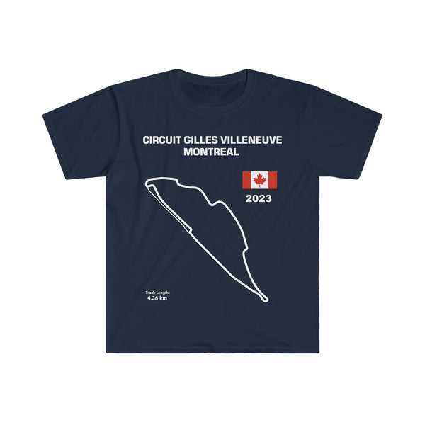 Track Outline Series Gilles Villeneuve Track Outline shirt 2023 for UK customers only