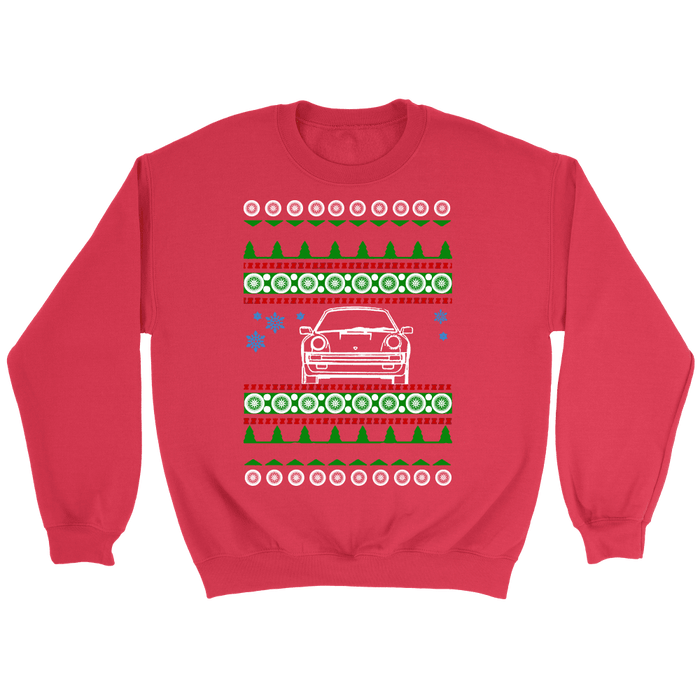 German Car Porsche 911 Turbo Ugly Christmas Sweater, hoodie and long sleeve t-shirt front view sweatshirt