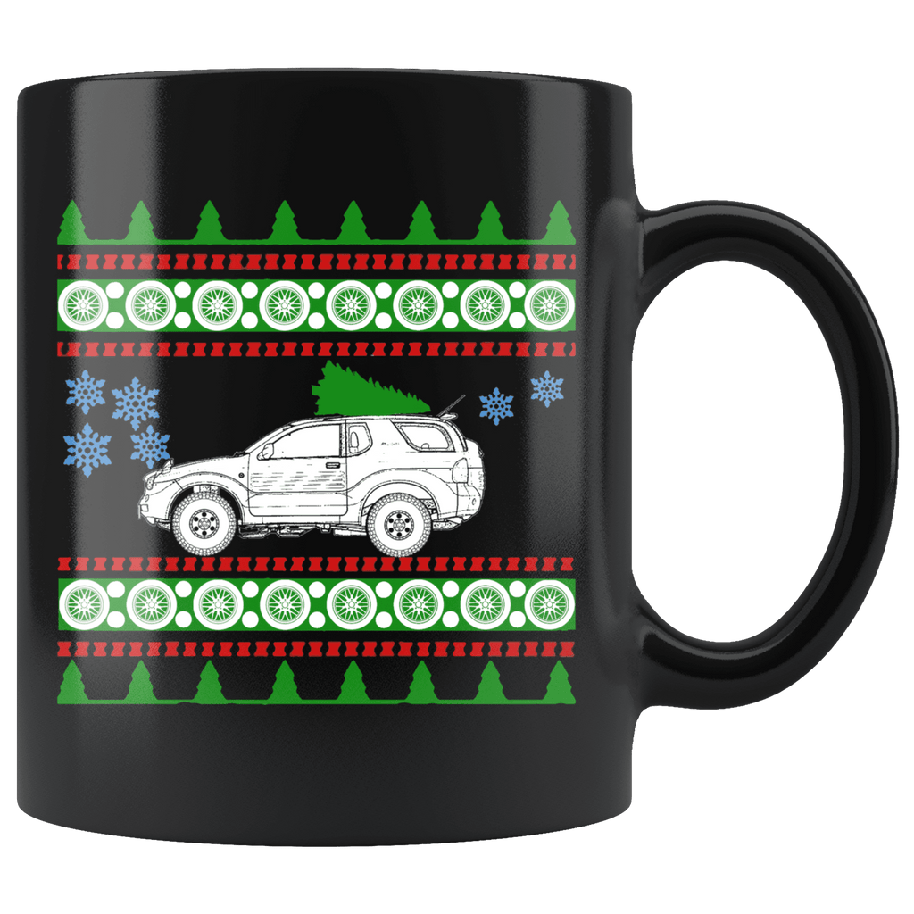 1990 Isuzu Vehicross Christmas Sweater Mug
