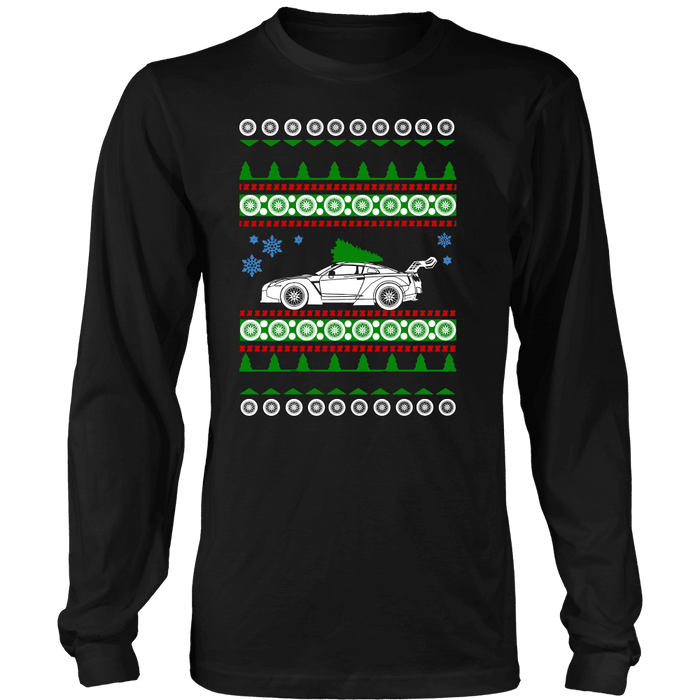 Nissan R35 GTR widebody Ugly Christmas Sweater, hoodie and long sleeve t-shirt sweatshirt