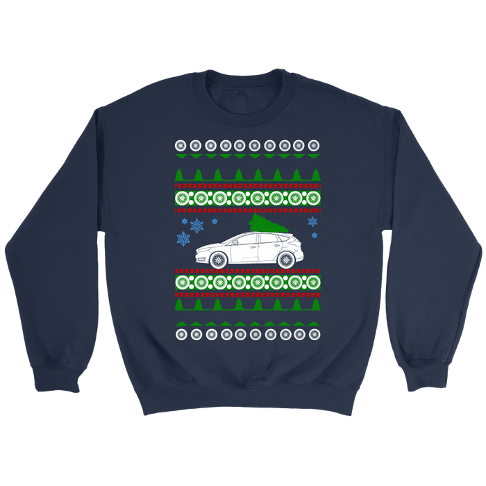 Ford Focus ST ugly christmas sweater, hoodie and long sleeve t-shirt sweatshirt