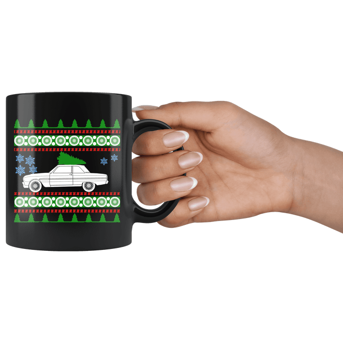 1963 Ford Falcon Christmas Sweater Mug