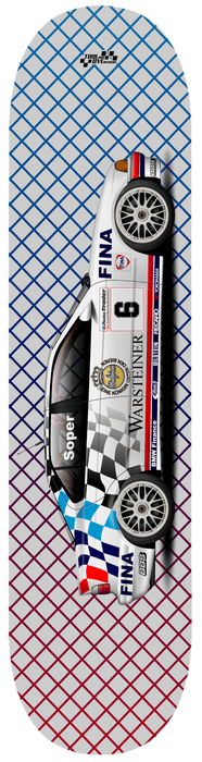 Car Art BMW Race E36 318 Skateboard Deck V1