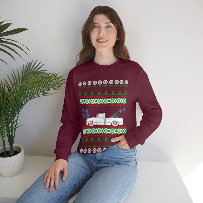 C10 Fleetside Ugly Christmas Sweater Sweatshirt