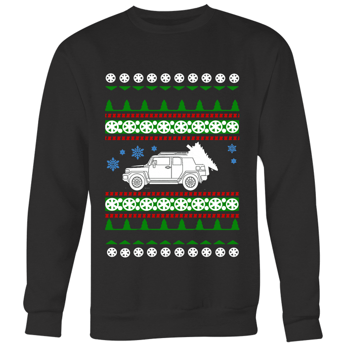 Toyota FJ Cruiser Ugly Christmas Sweater Holiday party shirt sweatshirt