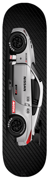 Nissan 350Z wide body skateboard deck 7-ply hard rock maple