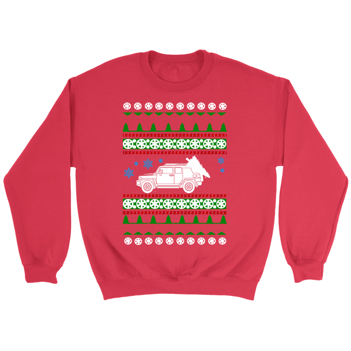 Toyota FJ Cruiser Ugly Christmas Sweater Holiday party shirt and Hoodie sweatshirt