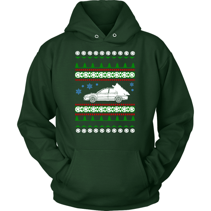 Japanese Car WRX Wagon Ugly Christmas Sweater Sweatshirt and Hoodie sweatshirt