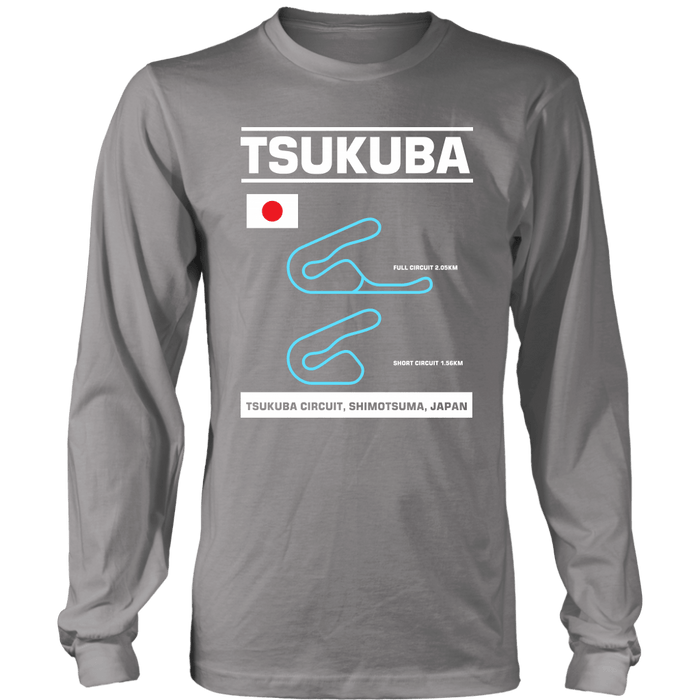 Tsukuba Circuit Race Track Outline Series T-shirt