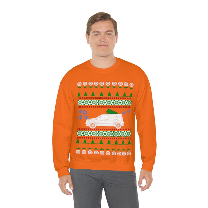 UK Car like a Soul Ugly Christmas Sweater kia