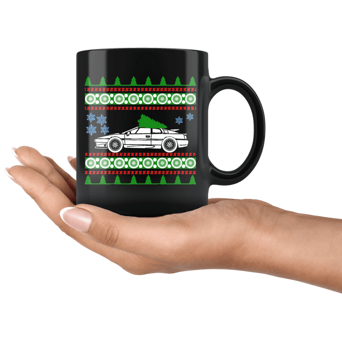 1993 Lotus Esprit Turbo Ugly Christmas Sweater Mug