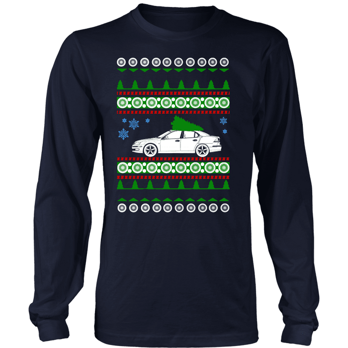 Saab 9-3 Ugly Christmas Sweater, hoodie and long sleeve t-shirt sweatshirt