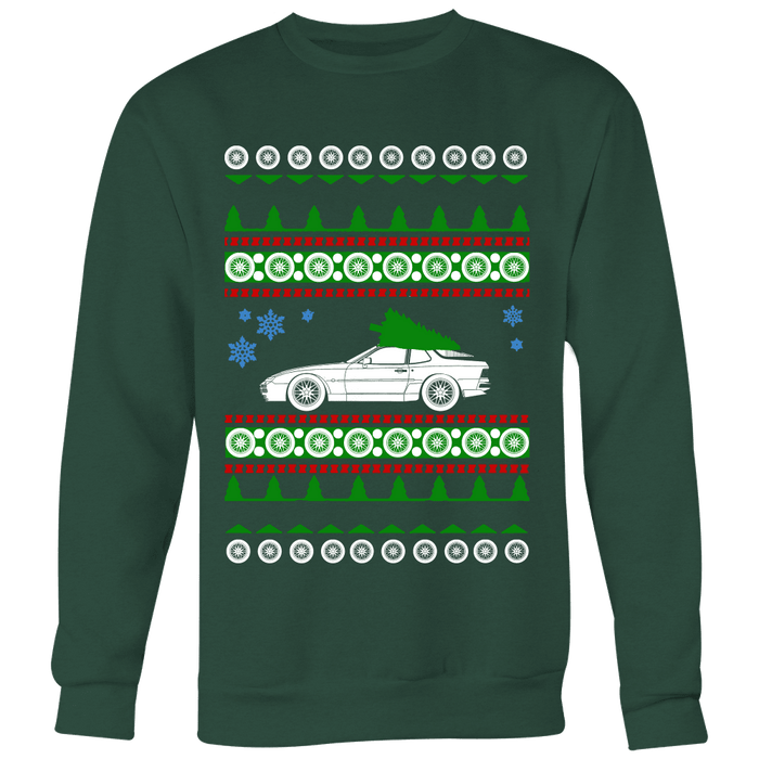 German Car Porsche style 944 951 Turbo Ugly Christmas Sweater Hoodie and Long Sleeve T-shirt sweatshirt