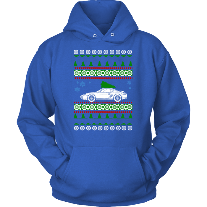 German Sports Car Porsche Cayman Style GT4 Ugly Christmas Sweater, hoodie and long sleeve t-shirt sweatshirt