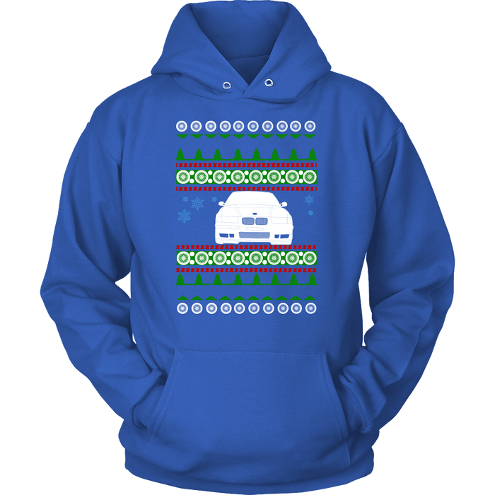 BMW E36 M3 front Ugly Christmas Sweater, hoodie and long sleeve t-shirt sweatshirt