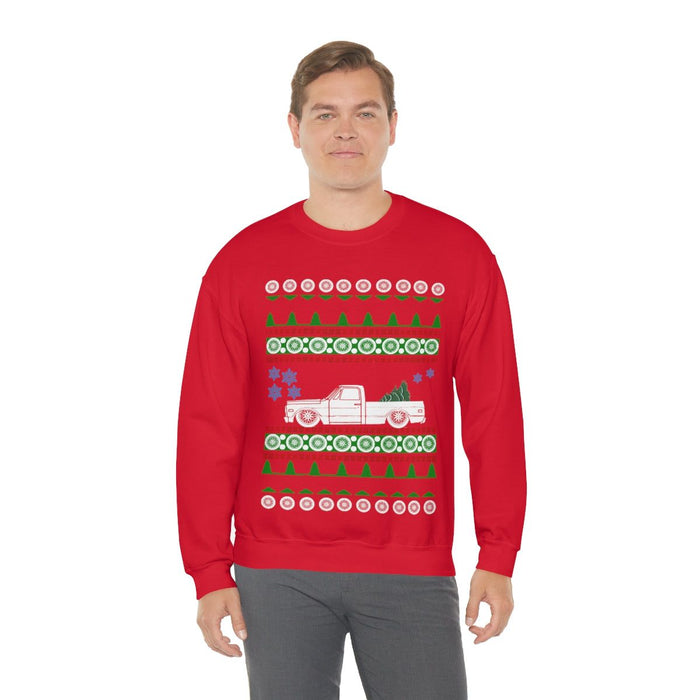 C10 Fleetside Ugly Christmas Sweater Sweatshirt