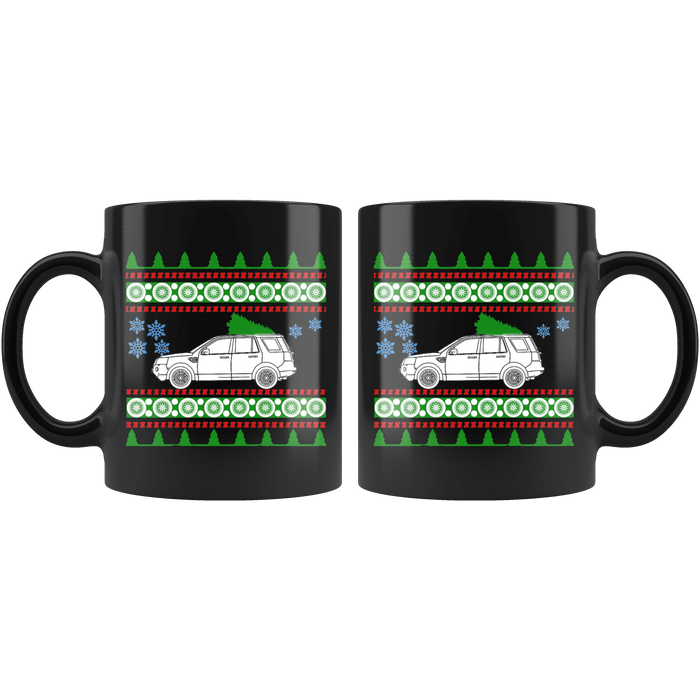 Land Rover LR2 Ugly Christmas Sweater Mug