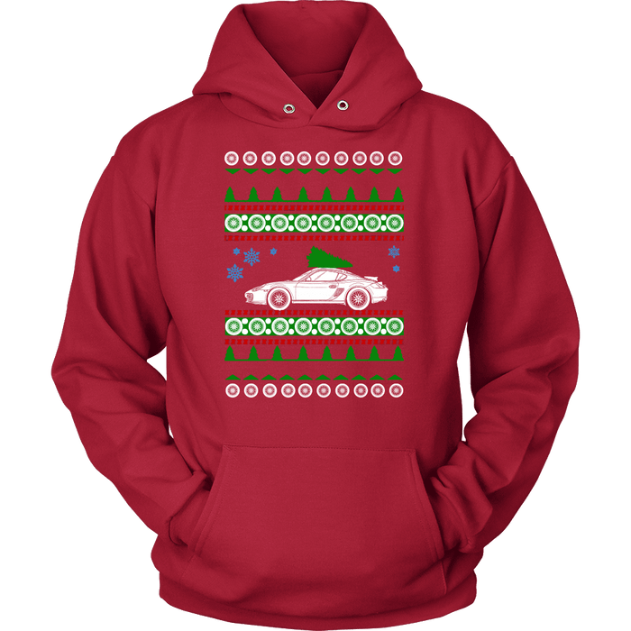 German Sports Car Porsche Cayman Style GT4 Ugly Christmas Sweater, hoodie and long sleeve t-shirt sweatshirt