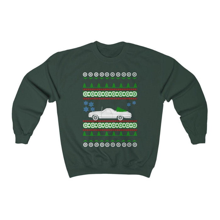 3rd gen Chevy El Camino Ugly Christmas Sweater Sweatshirt