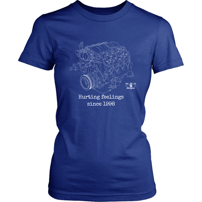 LS3 Engine Illustration Hurting Feelings T-shirt 2nd design