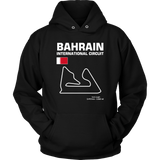 Bahrain International Circuit Race Track Outline Series T-shirt and Hoodie