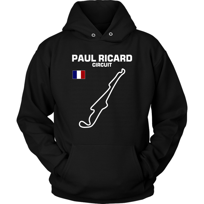 Paul Ricard Circuit Track Outline Series T-shirt and Hoodie