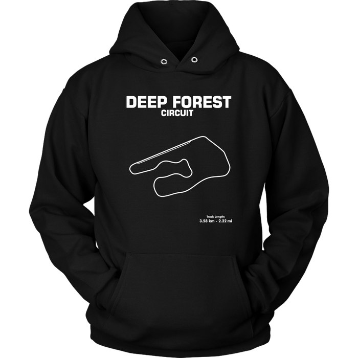 DF Circuit raceway track outline series t-shirt or hoodie