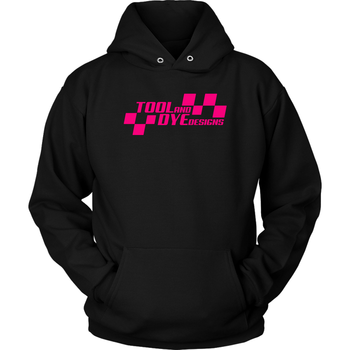 Checkered Flag Tool and Dye Designs Logo T-shirt or Hoodie