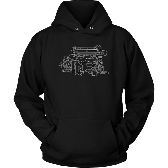 Engine Blueprint Series DSM 4G63 T-shirt or Hoodie V2