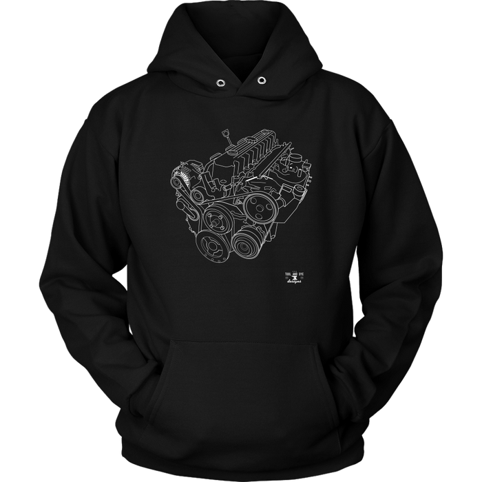 Engine Blueprint Series 4.0 T-shirt and Hoodie