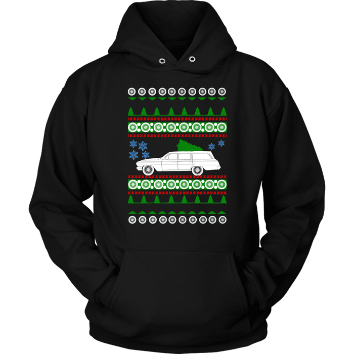 Bel Air Chevy Wagon 1962 Ugly Christmas Sweater sweatshirt